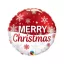 Crăciun Snowflakes i balon din folie 46 cm