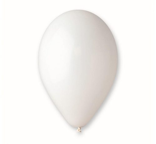 Alb White balon, balon 10 bucăți 10 inch (26 cm)