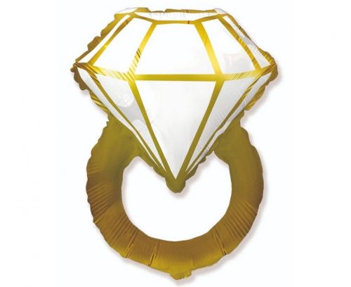 Gold Ring, Inel balon folie 64 cm (WP) )