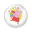 Purcelușa Peppa White balon din folie 48 cm (WP)
