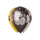 Happy Birthday 30 metallic balon, balon 6 bucăți 12 inch (30 cm)