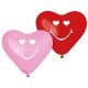 Smiling Heart s, Inimă balon, balon 5 bucăți 10 inch (25 cm)