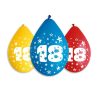 Happy Birthday 18 Star balon agățat, balon 5 bucăți 12 inch (30 cm)