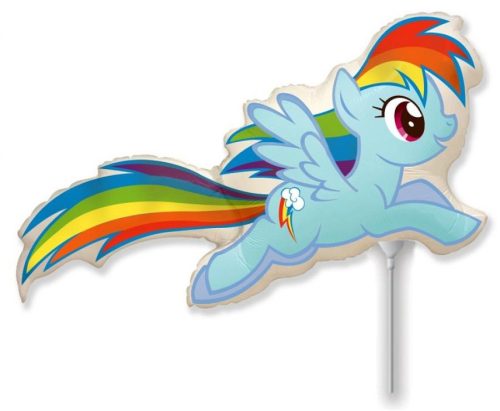 Micul meu ponei Rainbow balon folie 36 cm (WP) )
