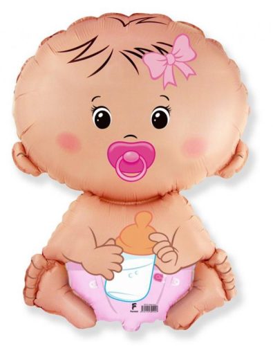 Bebe Girl Pink balon folie 36 cm (WP) ) )