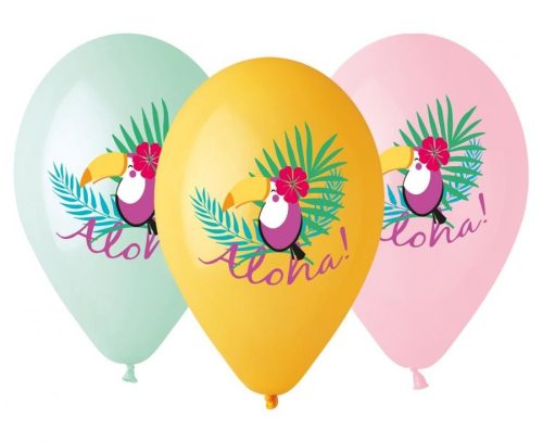 Toucan Aloha, Tucan balon, balon 5 bucăți 13 inch (33 cm)