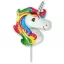 Unicorn Head balon din folie 36 cm (WP)