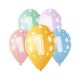 Happy Birthday 1 Star balon, balon 5 bucăți 13 inch (33 cm)