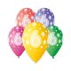 Happy Birthday 6 Star balon, balon 5 bucăți 13 inch (33 cm)