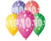 Happy Birthday 10 Star balon, balon 5 bucăți 13 inch (33 cm)