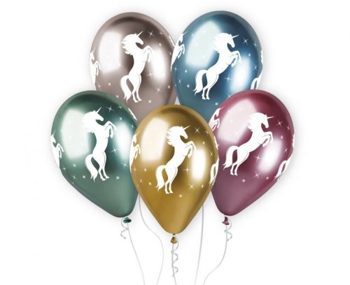 Unicorn Shiny, Unicorn balon, balon 5 bucăți 13 inch (33 cm)