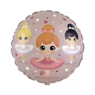 Balet Trio Balon folie Balerina 45 cm (WP)