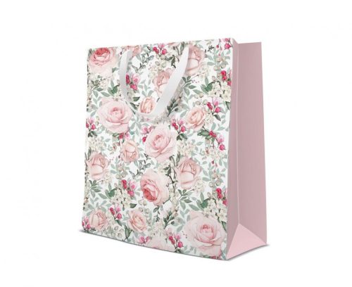 Trandafir Gorgeous pungă de cadou din hârtie 26,5x33,5x13 cm 26,5x33,5x13 cm
