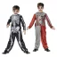 Halloween Skeleton Costum reversibil Clovn și Schelet 120/130 cm