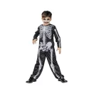 Halloween Skeleton Costum reversibil Schelet și Clovn 130/140 cm