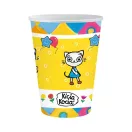 Pisică Kitty Kitten pahar de hârtie 6 bucăți 250 ml