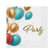 Party Balloon servetel set de 20, 33x33 cm