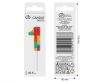 Colorat Pick Blocks Lumânare cifrată bloc de construcție pentru tort, lumânare număr 1