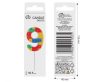 Colorat Pick Blocks Lumânare de tip cub nr. 9, lumânare cifră