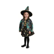 Halloween Moon&Stars Costum de vrăjitor 92/104 cm