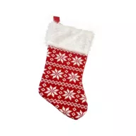   Crăciun Red Ciorap pentru șemineu cu fulg de zăpadă, cizmă 41 cm