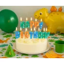 Dinozaur Colorful set de lumânări pentru tort