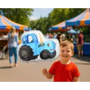 Tractor Blue balon folie 51 cm