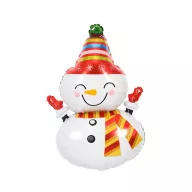 Crăciun Happy Balon folie om de zăpadă 81 cm