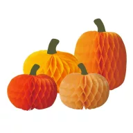 Halloween Autumn Set de decorațiuni cu dovleac, 4 piese