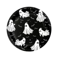 Halloween Ghost set 6 farfurii de hârtie, 18 cm
