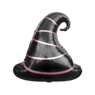 Vrăjitoare Black balon folie pălărie 51 cm