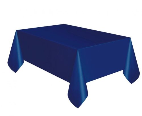 Dark Blue, față de masă din plastic albastru 137x274 cm