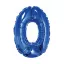 Numere Balon mini din folie albastru 0 număr 35 cm