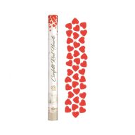 Iubire Red Hearts lansator de confetti 60 cm