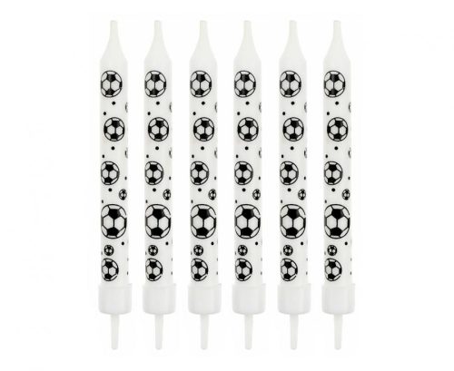 Fotbal Ball set de 6 lumânări de tort