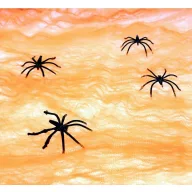Halloween Orange Pânză de păianjen cu păianjeni