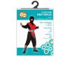 Red Ninja costum 120/130 cm