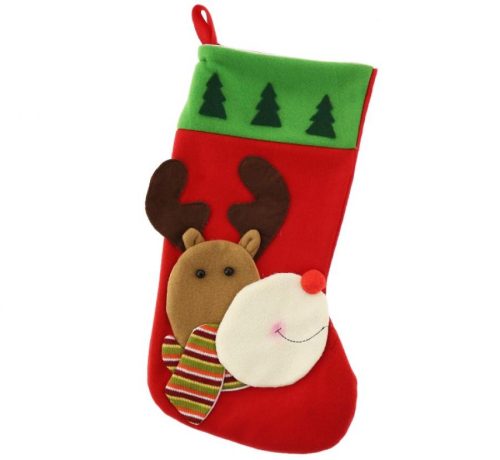 Reindeer, Șosete de Crăciun pentru șemineu Ren, cizme 41 cm