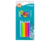 Colorat Rainbow Set lumânări tort Curcubeu, 12 bucăți