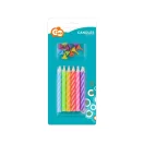Colorat Spiral set de lumânări de tort, 12 buc