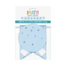 Prima zi de naștere 1st Birthday Blue banner de hârtie 182 cm