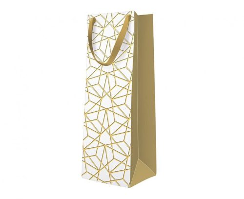 Luxury Mesh hârtie pungă cadou pentru sticle 12x37x10 cm 12x37x10 cm