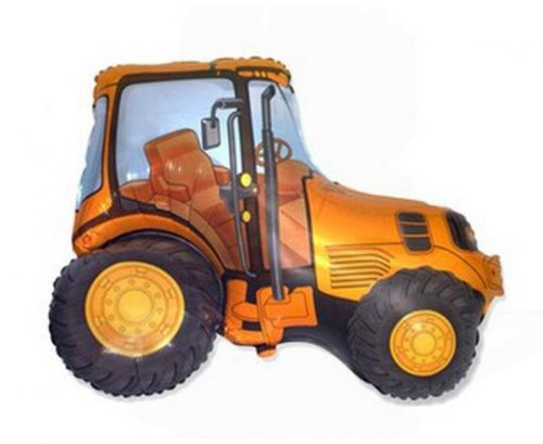 Tractor Orange Balon din folie tractor 36 cm (WP)