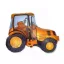 Tractor Orange Balon din folie tractor 36 cm (WP)