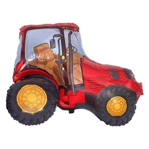 Tractor Red balon din folie 94 cm (WP)