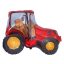Tractor Red balon din folie 94 cm (WP)