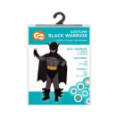 Ninja Black Warrior, Costum Războinicul Negru 130/140 cm