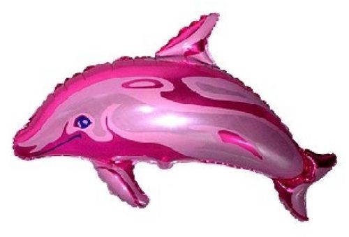 Delfin Pink balon folie 61 cm (WP) )