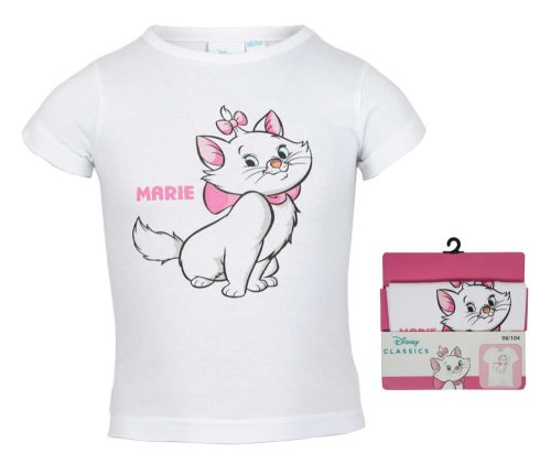 Disney Marie kitty White copii scurt tricou, top 92-128 cm