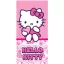 Hello Kitty Pinky Heart prosop de baie, prosop de plajă 70x140 cm (Fast Dry)